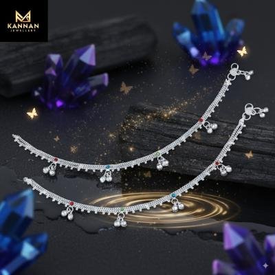 Silver anklet